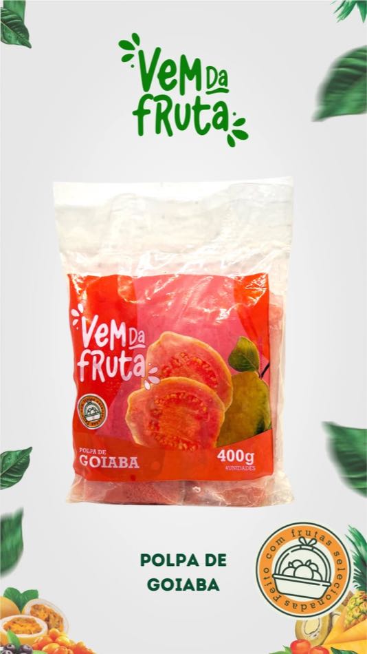 Vem da Fruta - Polpa de Goiaba